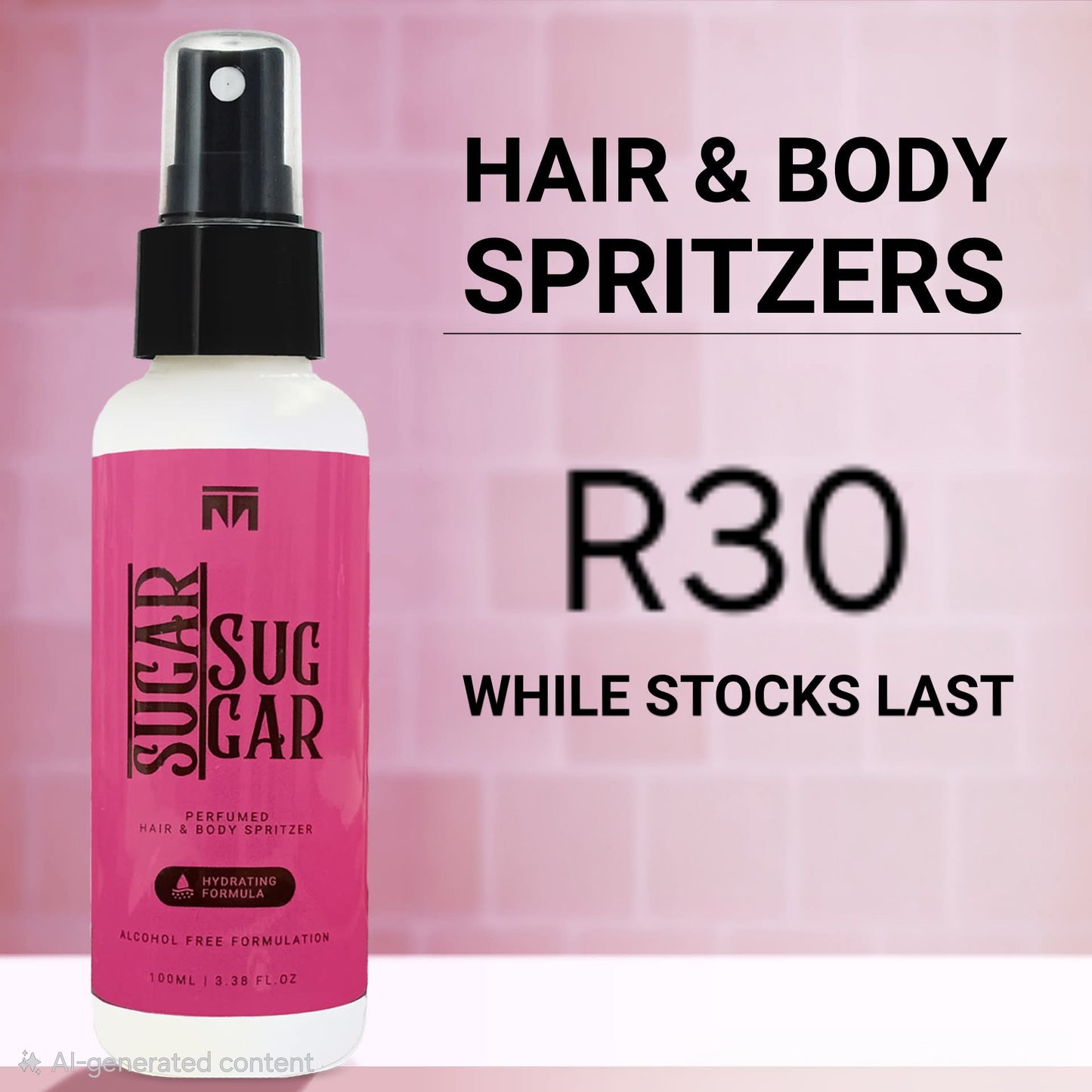 Sugar Hair & Body spritzer 100ML For Women