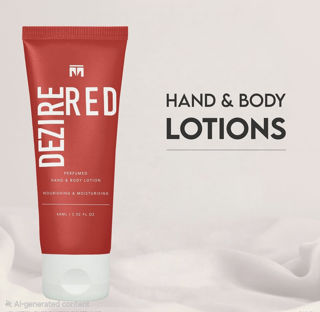 Dezire Red Hand & Body Lotion 60ML For Men