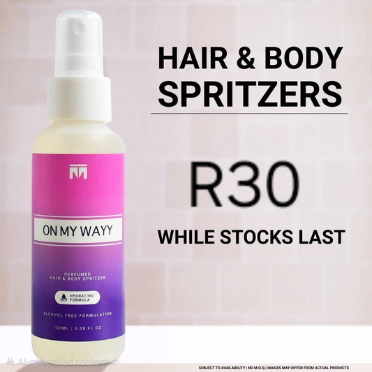 On My Wayy Hair & Body Spritzer  100ML For Women