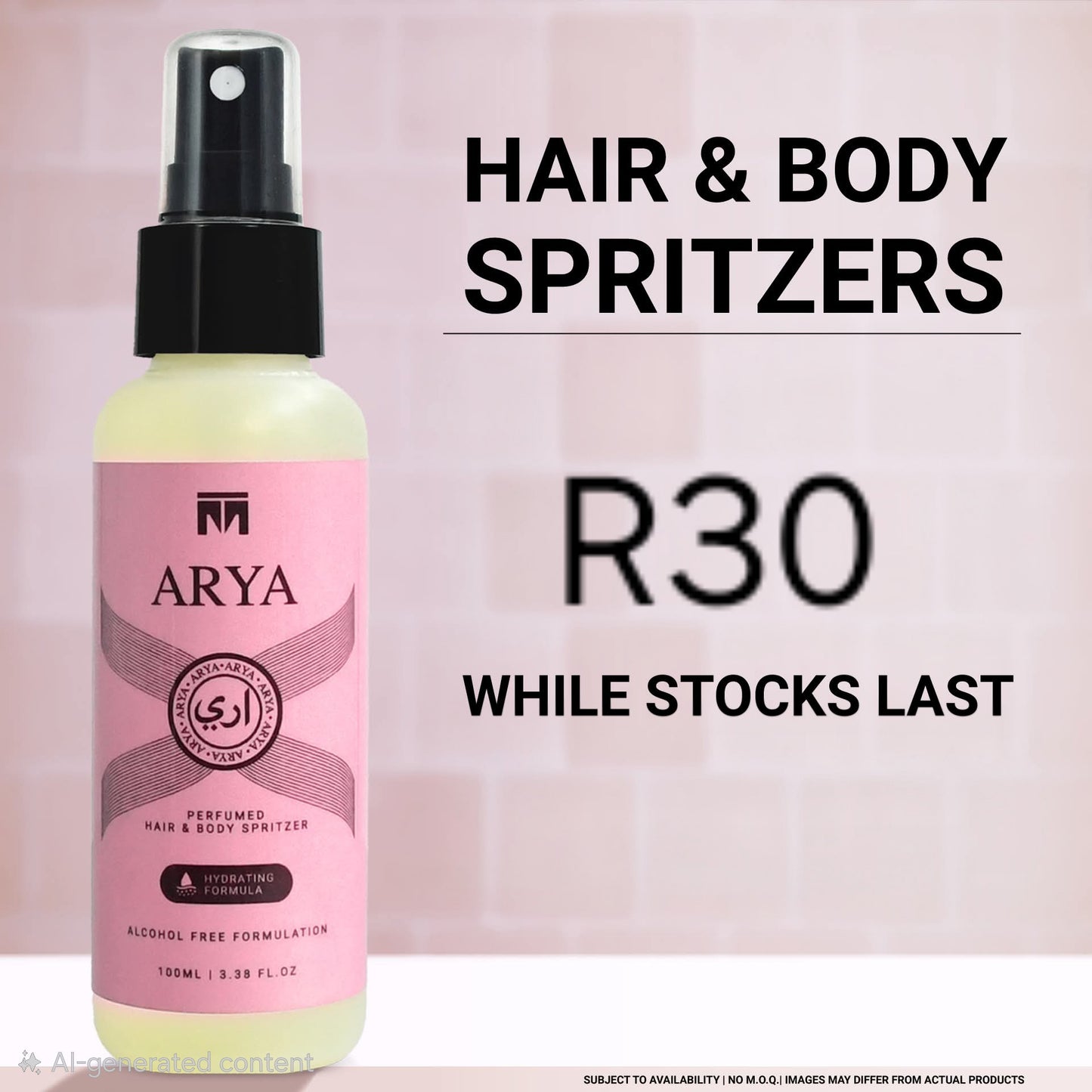 Arya Hair & Body spritzer 100ML For Women