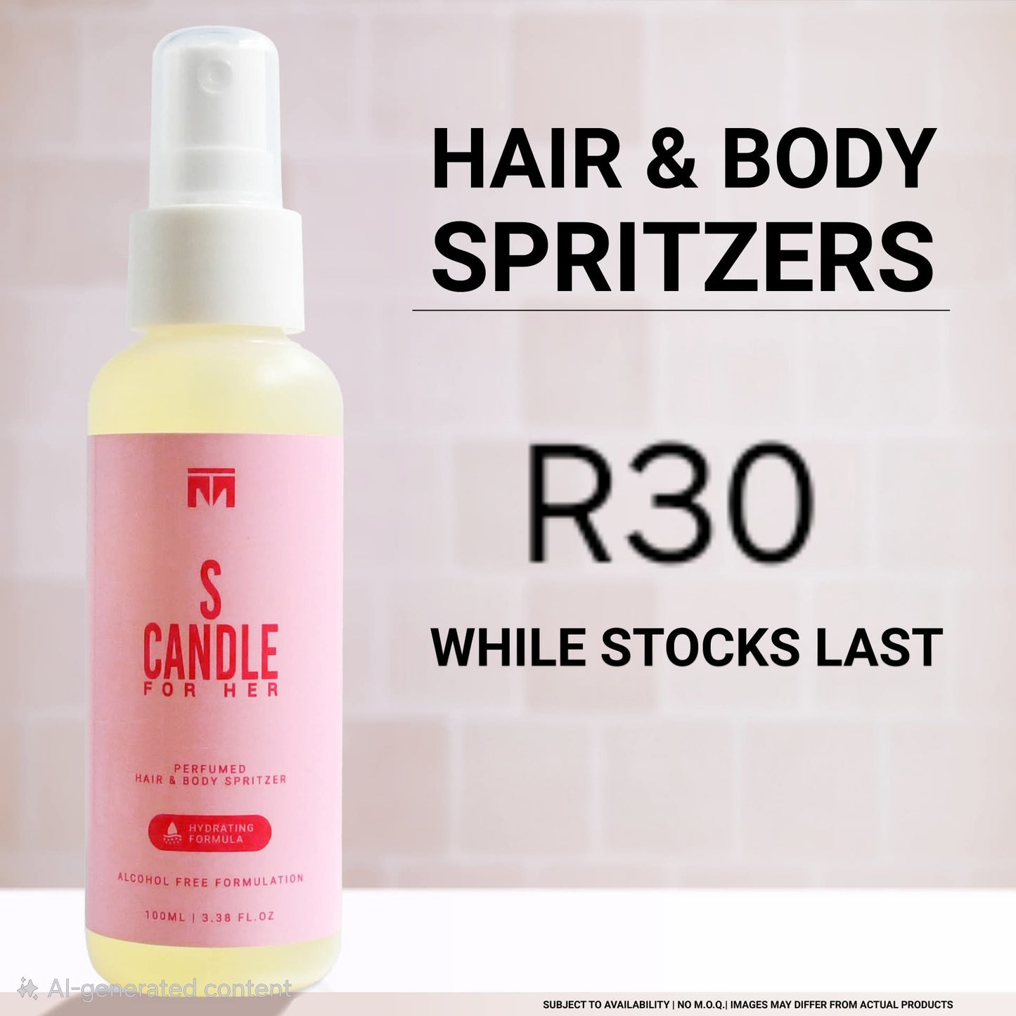 S Candle Hair & Body Spritzer 100ML For Women