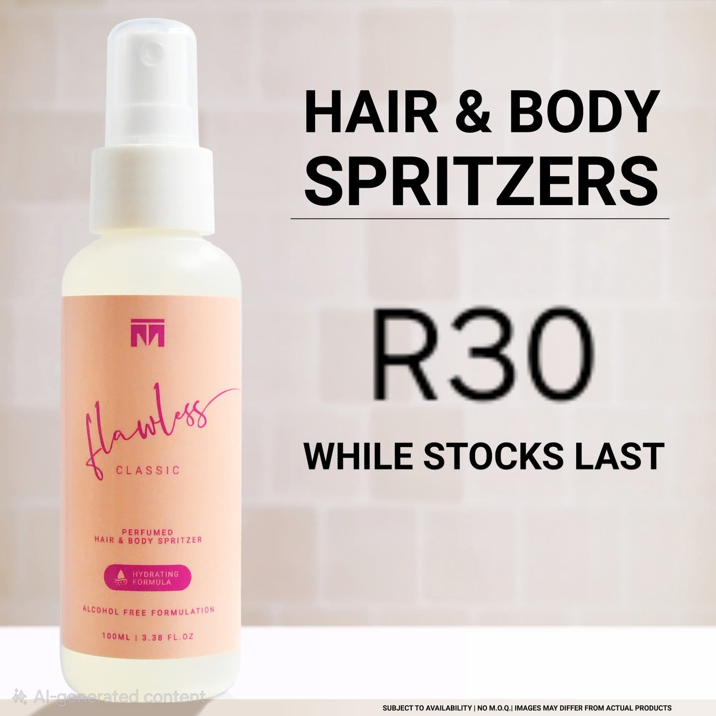 Flawless Classic Hair & Body spritzer 100ML For Women