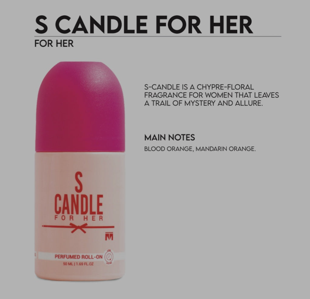 S Candle For Women 50ML
