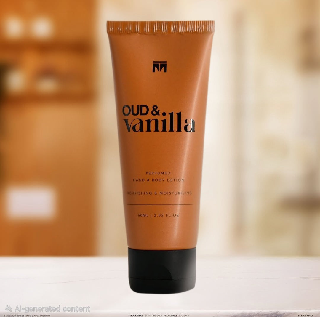 Oud & Vanilla Hand and Body Lotion 60ML Unisex