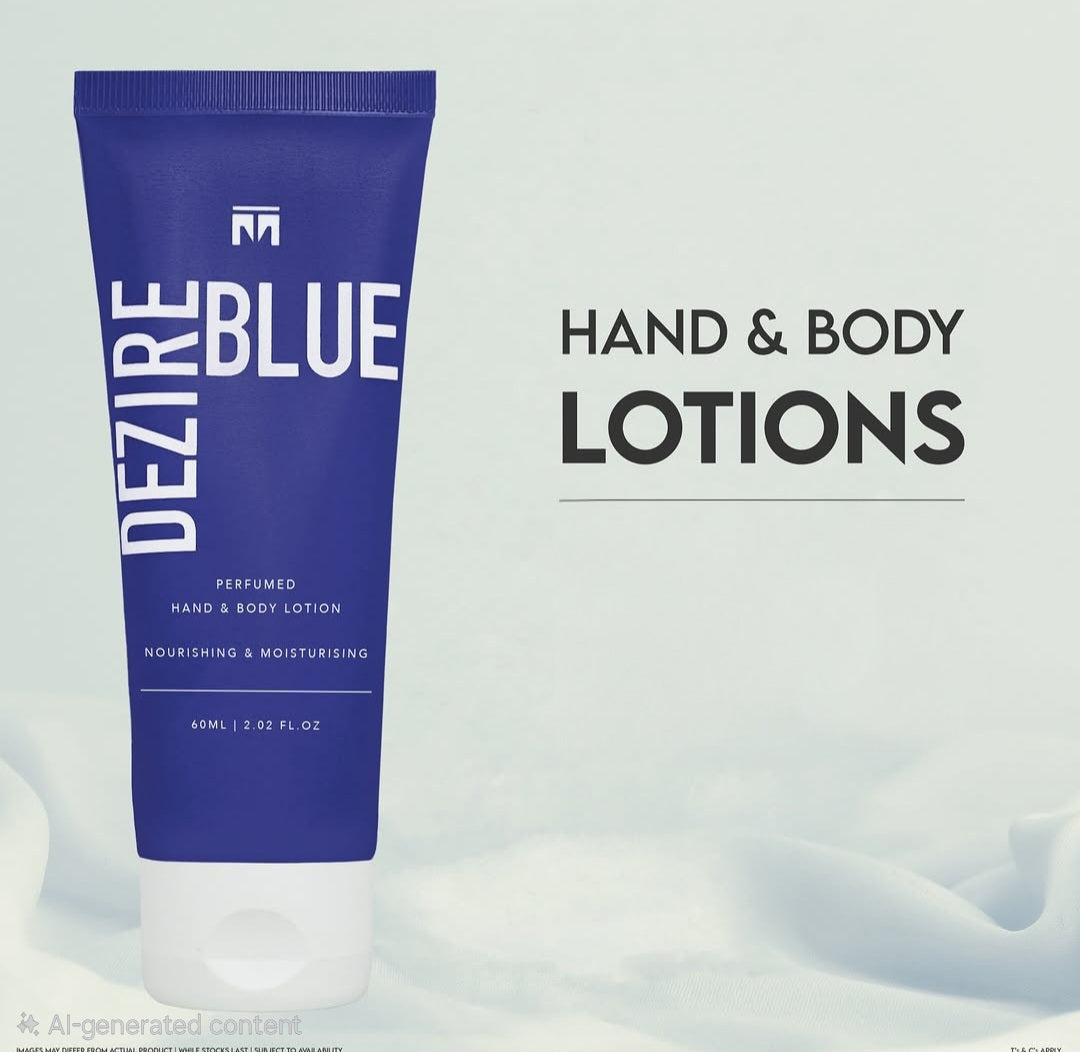 Dezire Blue Hand & Body Lotion 60ML For Men